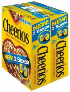 2012 Cheerios Packaging