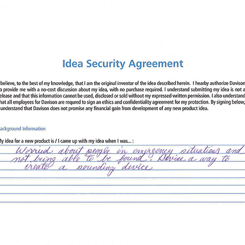 Idea Security Agreement