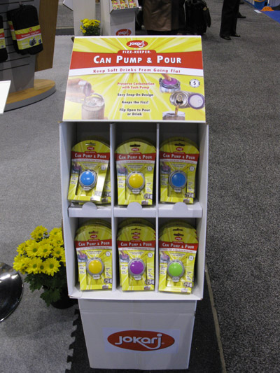 Display from Jokari's booth at the 2011 Housewares show: