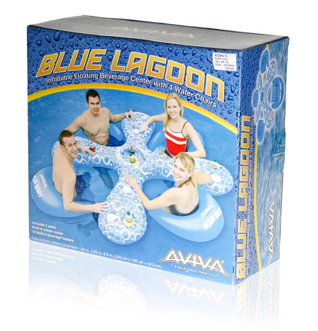 Davison Produced Product Invention: Aviva Blue Lagoon Packaging