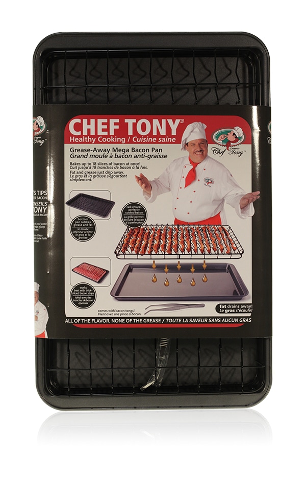 Davison Produced Product Invention: Chef Tony – Mega Bacon Pan