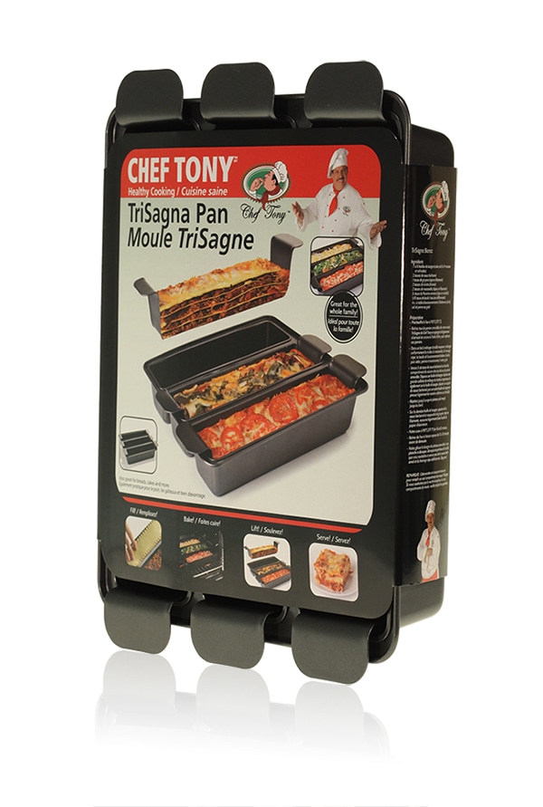 Davison Produced Product Invention: Chef Tony – TriSagna Pan
