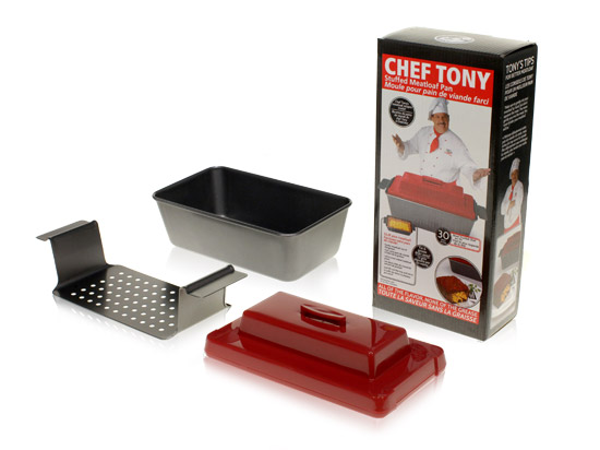 Davison Produced Product Invention: Chef Tony – Meatloaf Pan