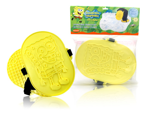 Davison Produced Product Invention: Sponge Bob Snow Stamp