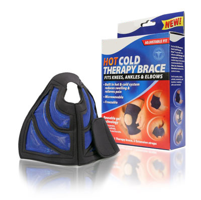 Davison Produced Product Invention: Hot / Cold Therapy Brace: Fits Knees, Ankles & Elbows