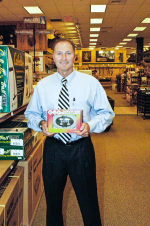 George Davison with Davison produced product idea: RV Leveler