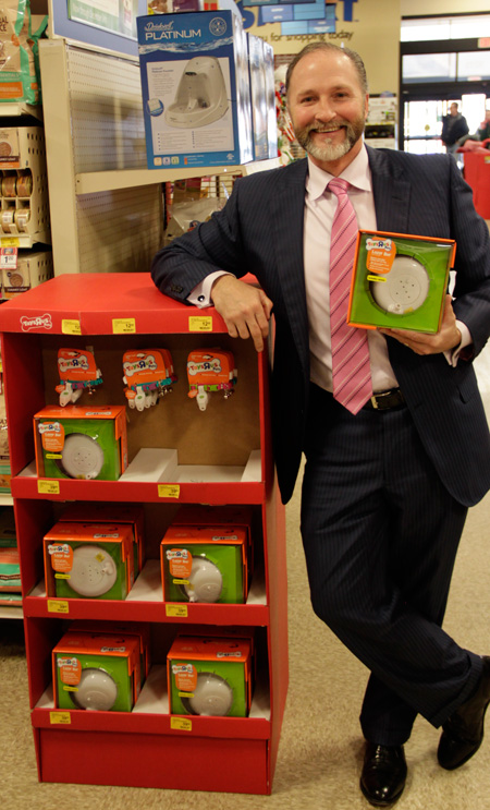 George Davison with Davison produced product idea: Toys “R” US Pets Lazer Bot