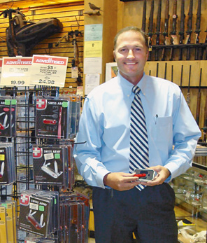 George Davison with Davison produced product idea: The Swiss Army Whistle Knife