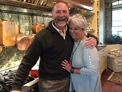Mr. Davison (aka Mr. D) with Paula Deen