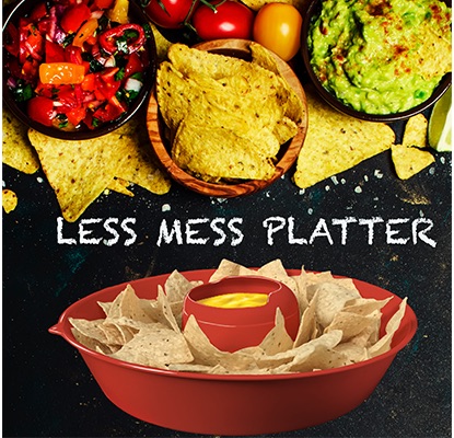 Davison New Invention: Less Mess Platter