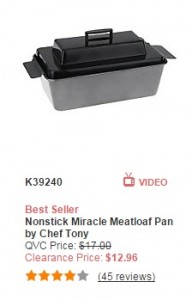 QVC February 2 Miracle Meatloaf Pan