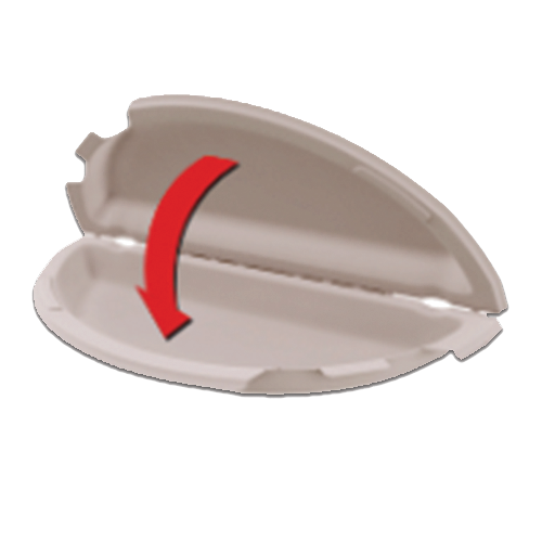 Keeps Food Separated When Eating & Folds Into To-Go Container.