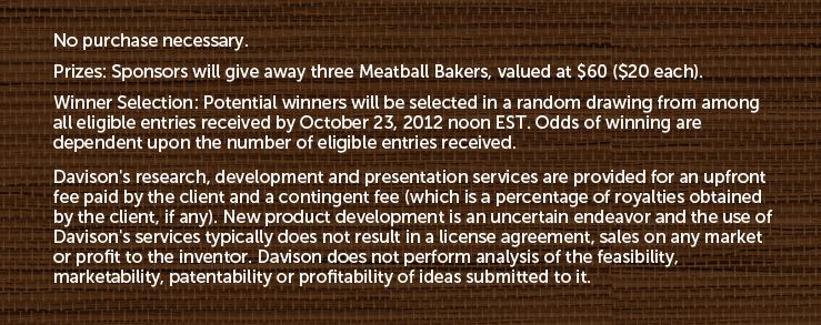 meatball baker rules